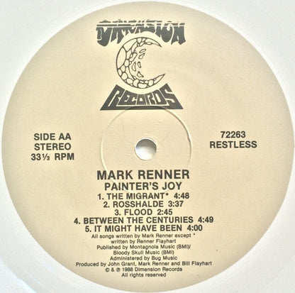Mark Renner : Painter's Joy (LP, Whi)