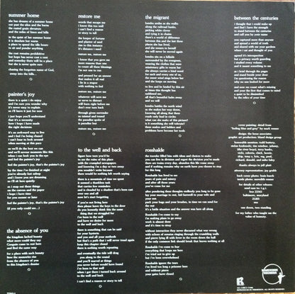 Mark Renner : Painter's Joy (LP, Whi)