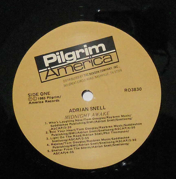 Adrian Snell : Midnight Awake (LP, Album)