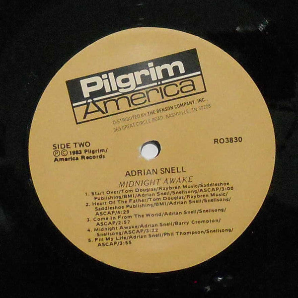 Adrian Snell : Midnight Awake (LP, Album)