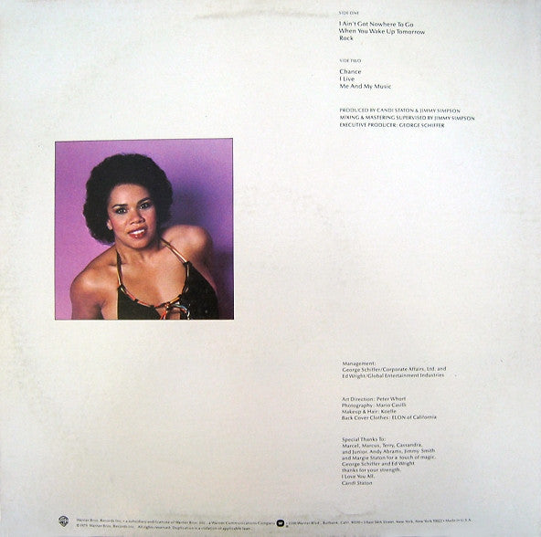 Candi Staton : Chance (LP, Album, Jac)