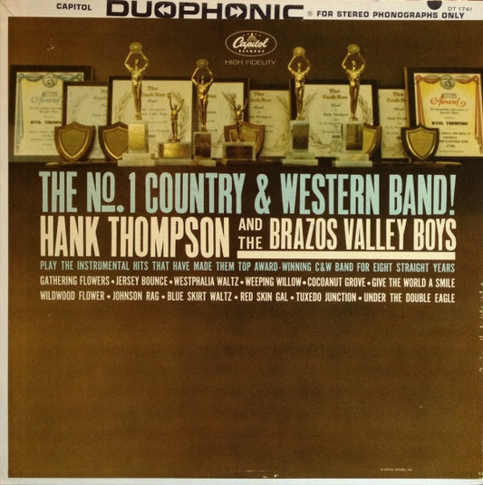 Hank Thompson And His Brazos Valley Boys : The Number One Country And Western Band  (LP, Album)