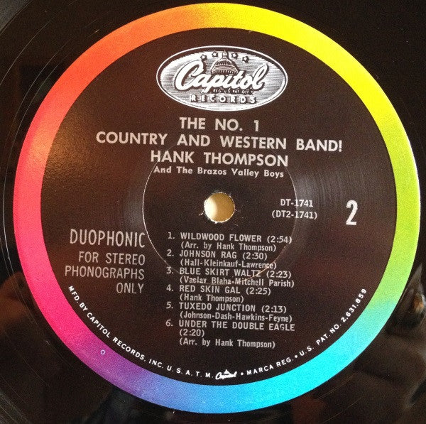 Hank Thompson And His Brazos Valley Boys : The No. 1 Country & Western Band! (LP, Album)