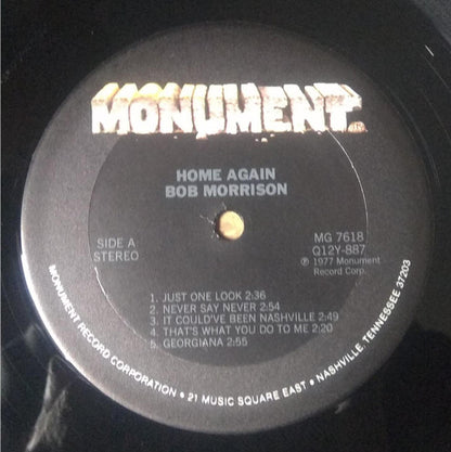Bob Morrison :  Home Again  (LP, Album)