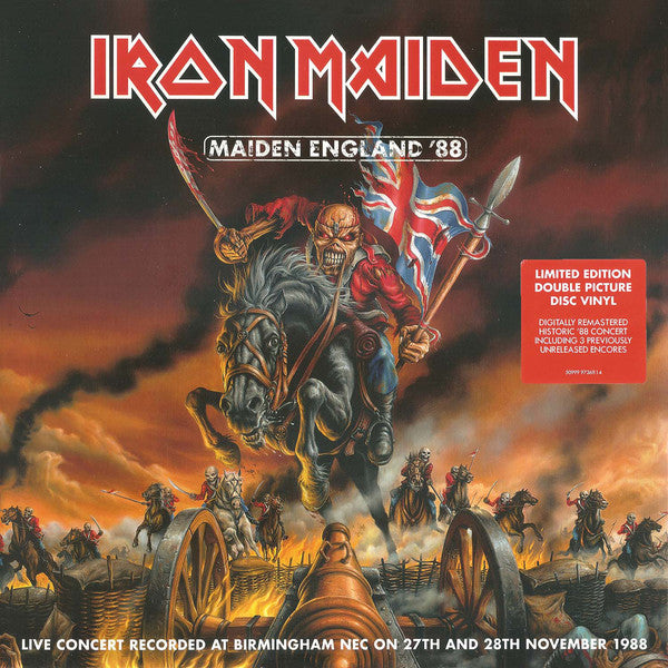 Iron Maiden : Maiden England '88 (2xLP, Album, Ltd, Pic, RM, Gat)