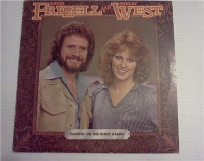 David Frizzell & Shelly West : Carryin' On  The Family Names (LP, Album, Jac)