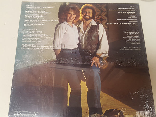 David Frizzell & Shelly West : Carryin' On  The Family Names (LP, Album, Jac)