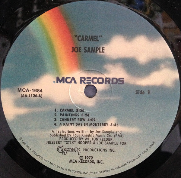 Joe Sample : Carmel (LP, Album, RP)