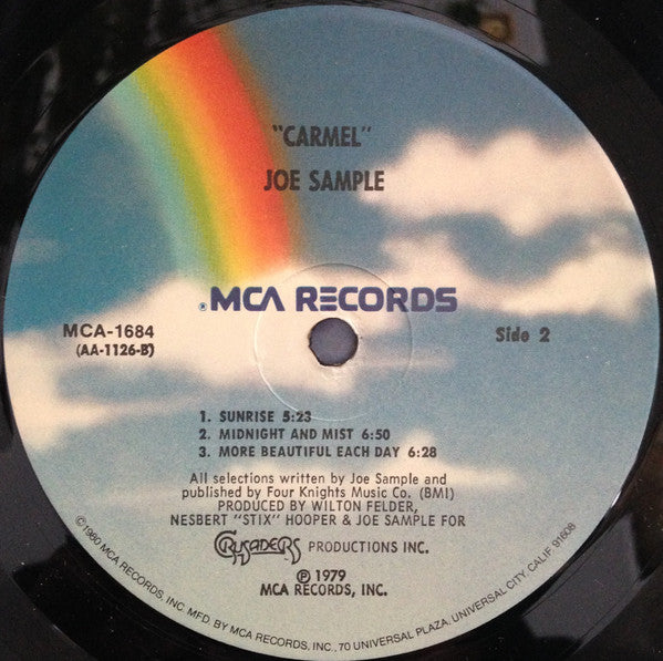 Joe Sample : Carmel (LP, Album, RP)