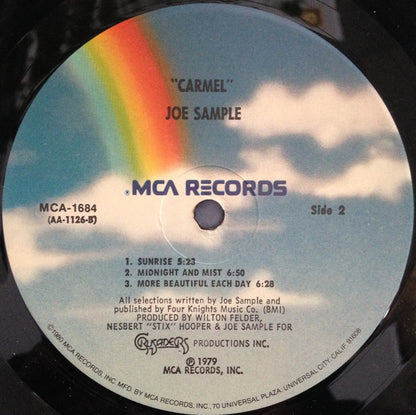 Joe Sample : Carmel (LP, Album, RP)