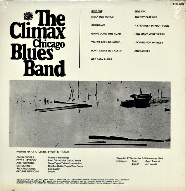 Climax Blues Band : The Climax Chicago Blues Band (LP, Album, RE)