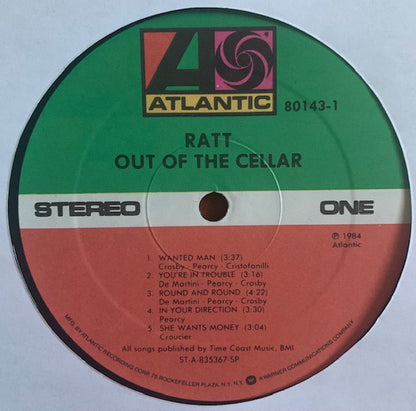 Ratt : Out Of The Cellar (LP, Album, Spe)
