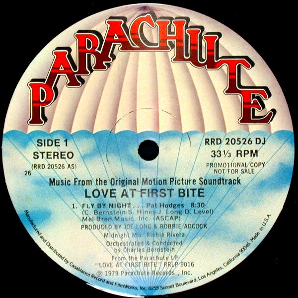 Pat Hodges / Unknown Artist : Music From The Original Motion Picture Soundtrack "Love At First Bite" (12", Promo)