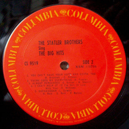 The Statler Brothers : Sing The Big Hits (LP, Album, RE)