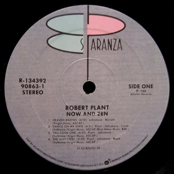 Robert Plant : Now And Zen (LP, Album, Club)