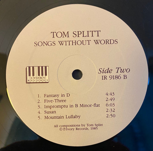 Tom Splitt : Songs Without Words (LP)