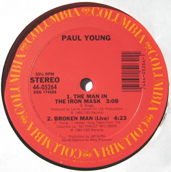 Paul Young : I'm Gonna Tear Your Playhouse Down (12")