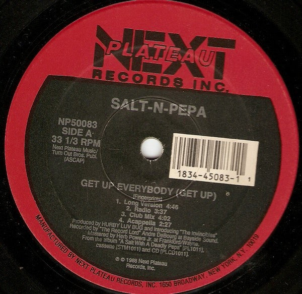 Salt 'N' Pepa : Get Up Everybody (12")