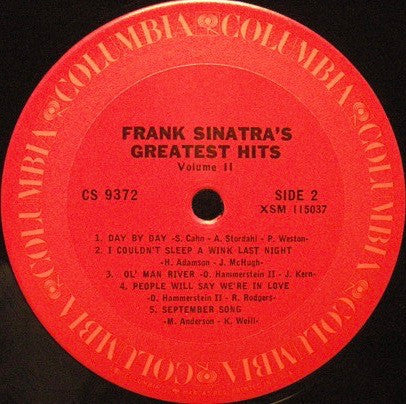 Frank Sinatra : Frank Sinatra's Greatest Hits - The Early Years - Volume Two (LP, Comp, RP)