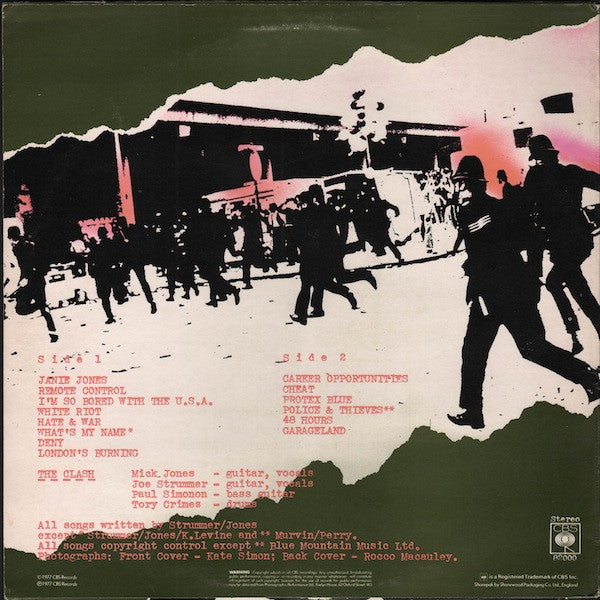 The Clash : The Clash (LP, Album, RP)