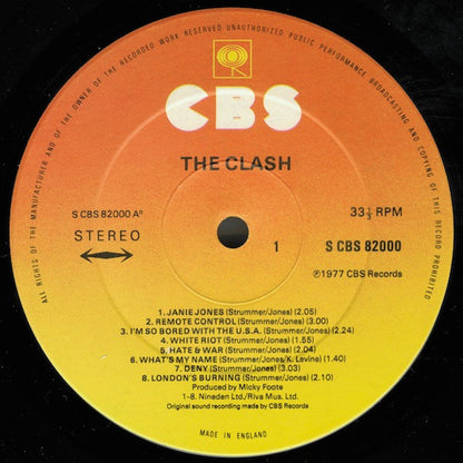 The Clash : The Clash (LP, Album, RP)