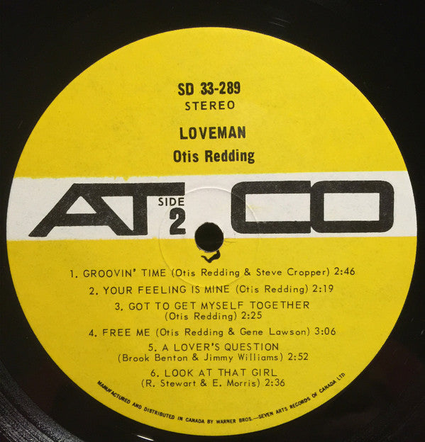 Otis Redding : Love Man (LP, Album, Gat)
