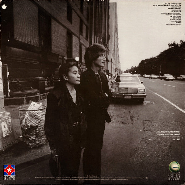 John Lennon & Yoko Ono : Double Fantasy (LP, Album)