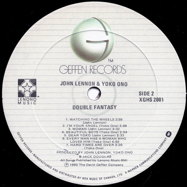 John Lennon & Yoko Ono : Double Fantasy (LP, Album)
