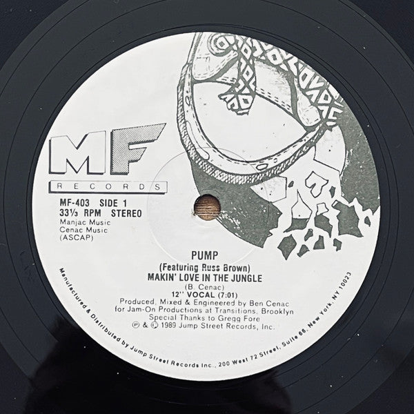 Pump (3) Featuring Russ Brown : Makin' Love In The Jungle (12")
