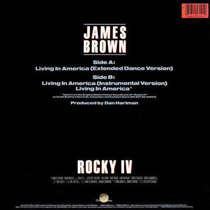 James Brown : Living In America (12" Extended Dance Mix) (12", Single, Pit)