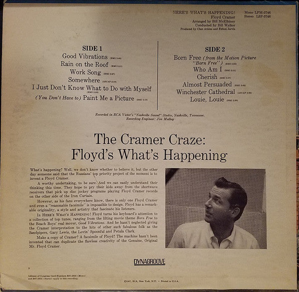 Floyd Cramer : Here's What's Happening! (LP, Album)