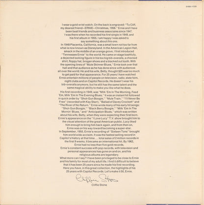 Tennessee Ernie Ford : 25th Anniversary Yesterday---Today (2xLP, Comp)