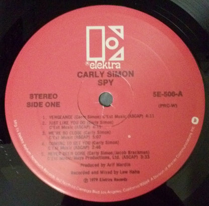 Carly Simon : Spy (LP, Album, Gat)