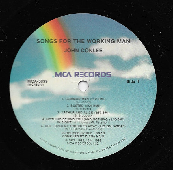 John Conlee : Songs For The Working Man (LP, Album, Comp)