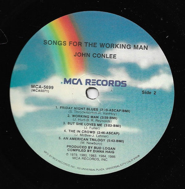 John Conlee : Songs For The Working Man (LP, Album, Comp)