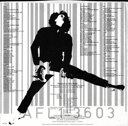 Dave Davies : AFL1-3603 (LP, Album, Ind)