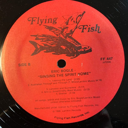 Eric Bogle : Singing The Spirit Home (LP, Album)