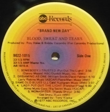 Blood, Sweat And Tears : Brand New Day (LP, Album)