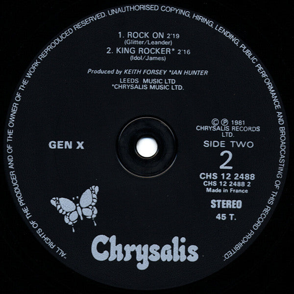Generation X (4) : 4 (12")