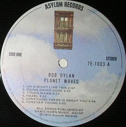 Bob Dylan : Planet Waves (LP, Album, Ter)