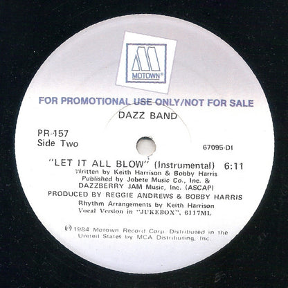 Dazz Band : Let It All Blow (12", Promo)