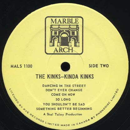 The Kinks : Kinda Kinks (LP, Album, RE)