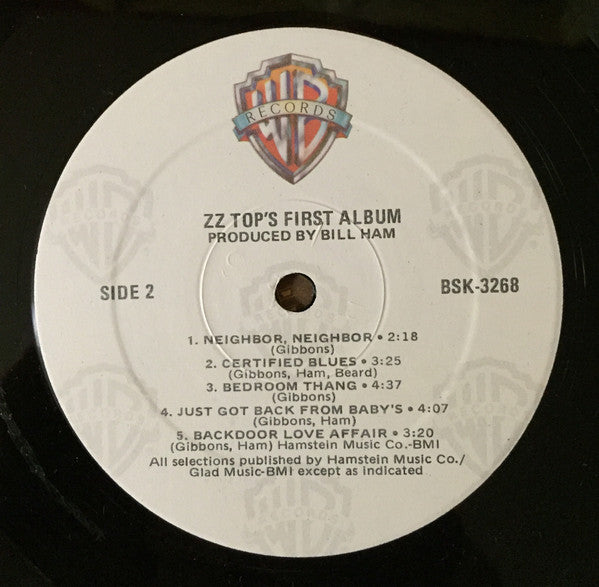 ZZ Top : First Album (LP, Album, RE, Spe)