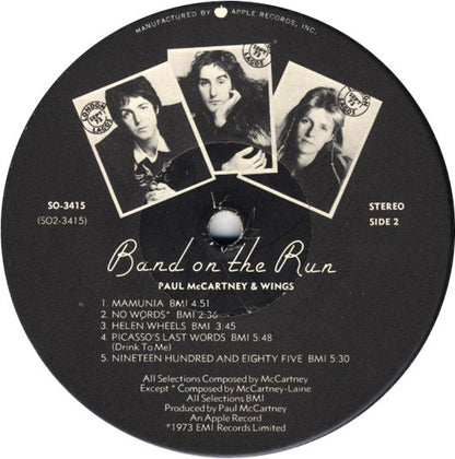 Paul McCartney & Wings* : Band On The Run (LP, Album)
