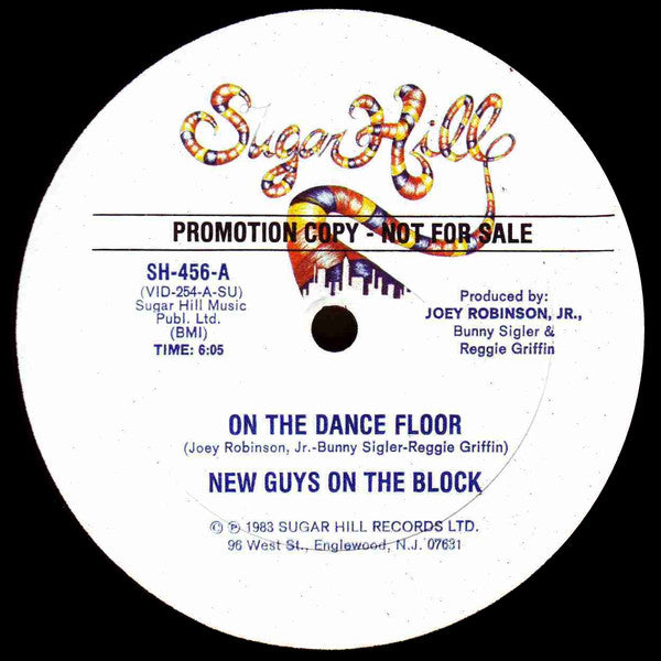 New Guys On The Block : On The Dance Floor (12", Promo)
