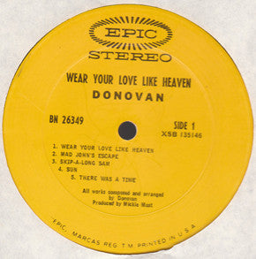 Donovan : Wear Your Love Like Heaven (LP, Album)