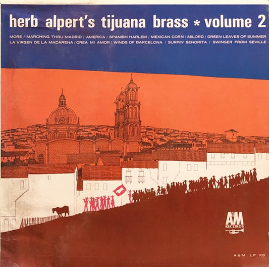 Herb Alpert & The Tijuana Brass : Volume 2 (LP, Album, Tan)