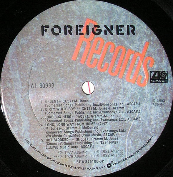 Foreigner : Records (LP, Comp, Club, Gat)