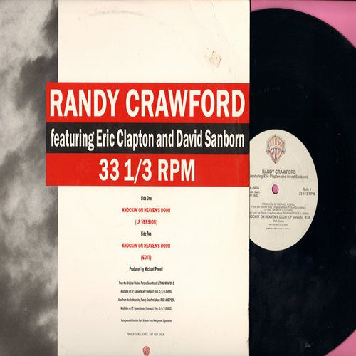 Randy Crawford Featuring Eric Clapton And David Sanborn : Knockin' On Heaven's Door (12", Promo)
