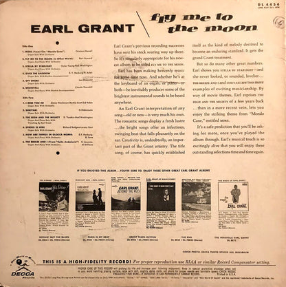Earl Grant : Fly Me To The Moon (LP, Album, Mono, Glo)